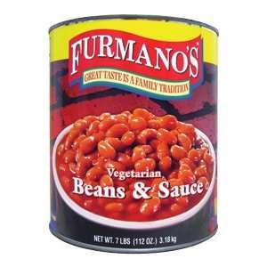 Furmanos Extra Fancy Vegetarian Beans and Sauce   #10 Can  