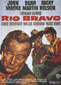 RIO BRAVO (John Wayne) WESTERN MOVIE POSTER Dean Martin  