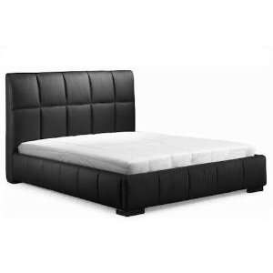  Zuo Modern   Amelie Queen Bed Black Leatherette