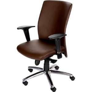  Mac Motion Pinnacle Office Chair (Cacao/Polished Aluminum 