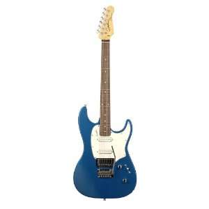  Godin Session Electric Guitar   Elctric Blue HG RN 