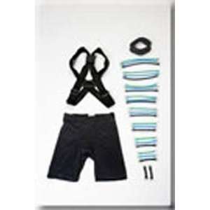   (includes chest harness, arm band, pair of shorts, 24 tubes, 2 t