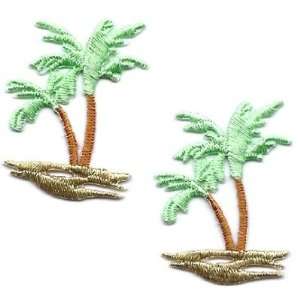  Iron On Applique Beach/Tropical Palm Trees Miniatures 