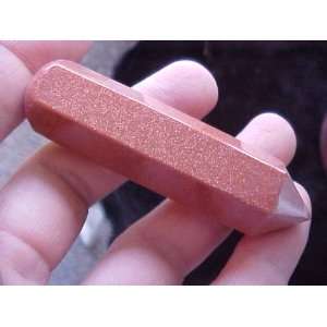  Gemqz R0121 Brown Goldstone Massage Wand 