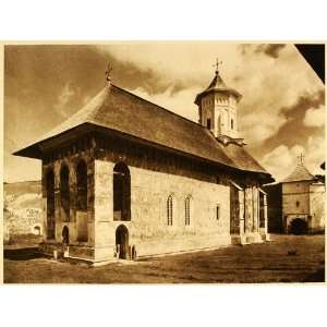  1932 Moldovita Monastery Walls Vatra Moldovitei Romania 