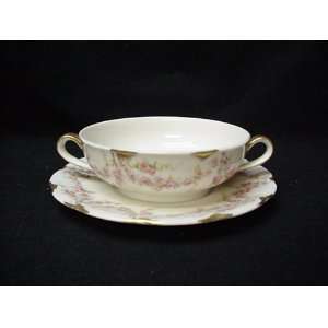  HAVILAND CREAM SOUP/SAUCER VARENNE 