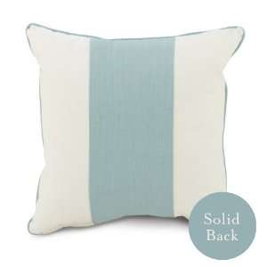  Oilo Studio White Aqua Band 18x18 Pillow Baby