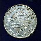 1817 Brazil 960 Reis silver coin Nice OVERSTRUCK  