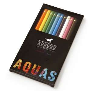  Palomino AQUAS Aquarelle Pencils   12 Count Arts, Crafts 