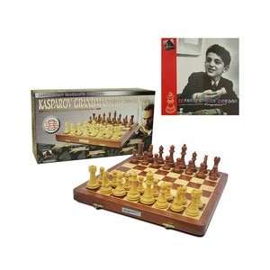  Kasparov Grandmaster Chess Set   Wooden Chess Pieces Toys 