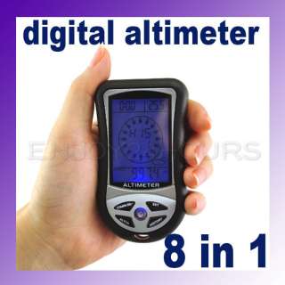 in 1 Digital Compass Altimeter Barometer Thermometer  