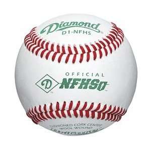   Diamond D1 NFHS High School Leather Baseballs Dozen