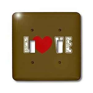   Romantic Art  Valentines   Light Switch Covers   double toggle switch