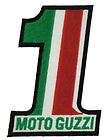 MOTO GUZZI NO 1 BIKER RACING TEAM EMBROIDERED PATCH #04