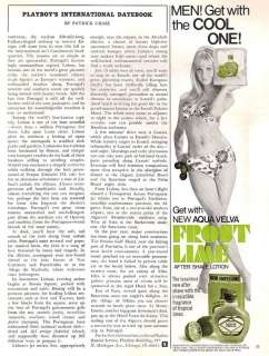 1967~AQUA VELVA FROST LIME~After Shave~Bikini Model~Ad  