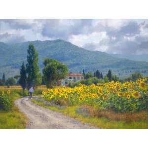 June Carey   My Girasoli Giclee on Paper 