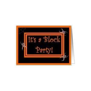  Halloween Block Party   Spiders Card Health & Personal 