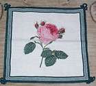 14x14 NEW COMPLETED / Finished Needlepoint HM Floral 