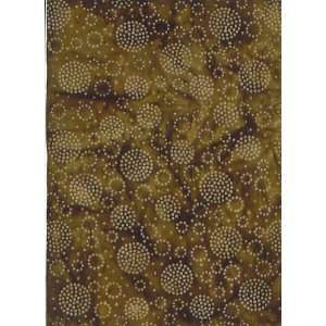  Blank Textiles Sumatra Cocoa Circles Dots Batik 5596 Quilt 
