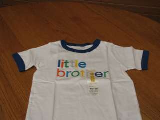 Boys 3 toddler little BROTHER Carters T shirt 3 T NEW  