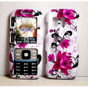  Purple Rose Snap on Hard Protective Cover Case for Samsung 