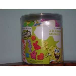  Nick SpongeBob Squarepants 3 D Foam Stickers Toys & Games