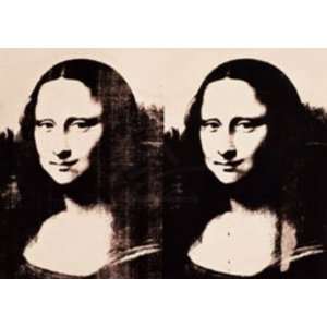  Andy Warhol 28W by 22H  Double Mona Lisa, 1963 CANVAS 