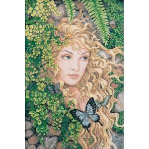  Maiden Hair Counted Cross Stitch Kit (11 x 16 1/2)   14 