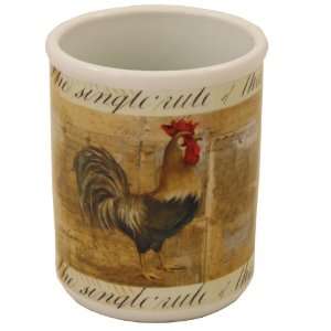   Rooster Collection Kitchen Utensil Crock Caddy