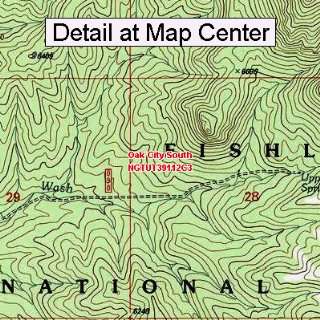   Map   Oak City South, Utah (Folded/Waterproof)