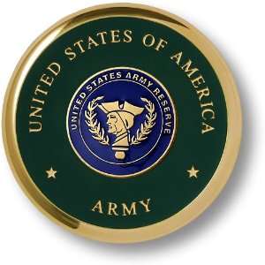 Army Reserve Brass Coaster
