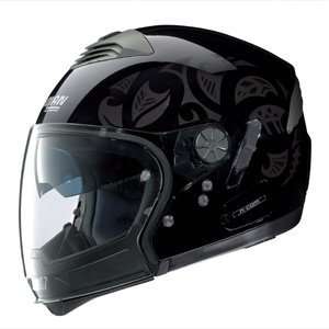 Nolan N43 Trilogy N COM Helmet , Color Black, Style Shade, Size Sm 
