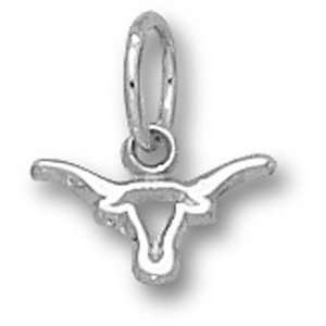   University of Texas Pierced Lhorn 1/8 Pendant (Silver) Sports