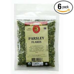 Aromatica Organics Parsley Flakes, 0.2 Ounce (Pack of 6)  