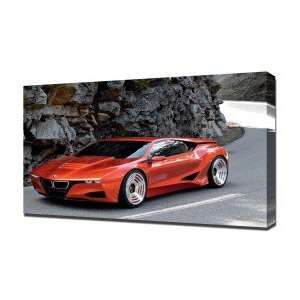  BMW M1   Canvas Art   Framed Size 24x36   Ready To Hang 