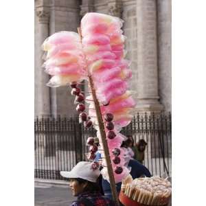  Confectionery Vendor Outside Cathedral, Plaza De Armas by 