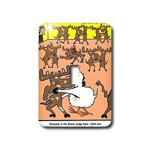 Londons Times Funny Animals Cartoons   Hen Pecked Moose Lodge Member 
