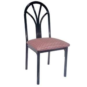 AAA Furniture Wholesale 79 Restaurant Chair Glossy Black Metal Finish