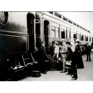  Passengers Boarding First Class Pullman Car of the Chicago 