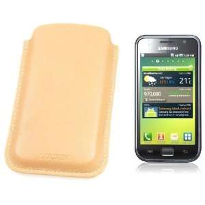   Case for Samsung galaxy S   Smooth Cow Leather   Natural Electronics