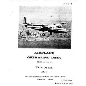   Havilland DHC 6 Aircraft Operating Manual De Havilland Canada Books
