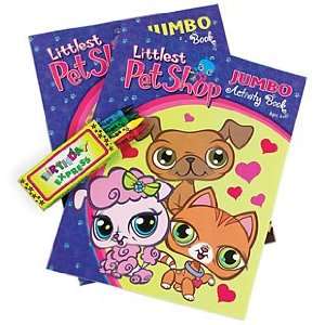   Party Supplies   Littlest Pet Shop Jumbo Activity Book Toys & Games