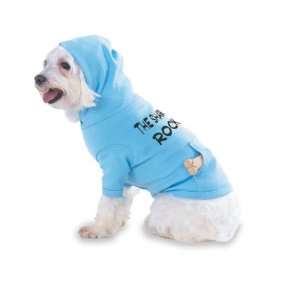 The Sharks Rock Hooded (Hoody) T Shirt with pocket for your Dog or Cat 
