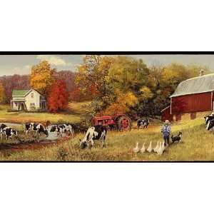  Cow Pasture Wallpaper Border