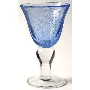  Artland Crystal Iris Light Blue Wine Glass, Crystal 