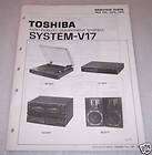 TOSHIBA SA 2500 AM FM STEREO RECEIVER SERVICE MANUAL items in Vacuum 
