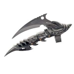  Iron Reaver Finger Claw Blackend Silver