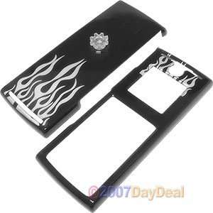  Ice Fire Black Shield Protector Case w/ Belt Clip for Boost Mobile 