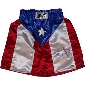 Miguel Cotto Fight Model Puerto Rican Flag Trunks Sports Baseball 