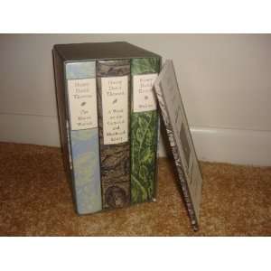  BOXED THOREAU SET Henry David Thoreau Books
